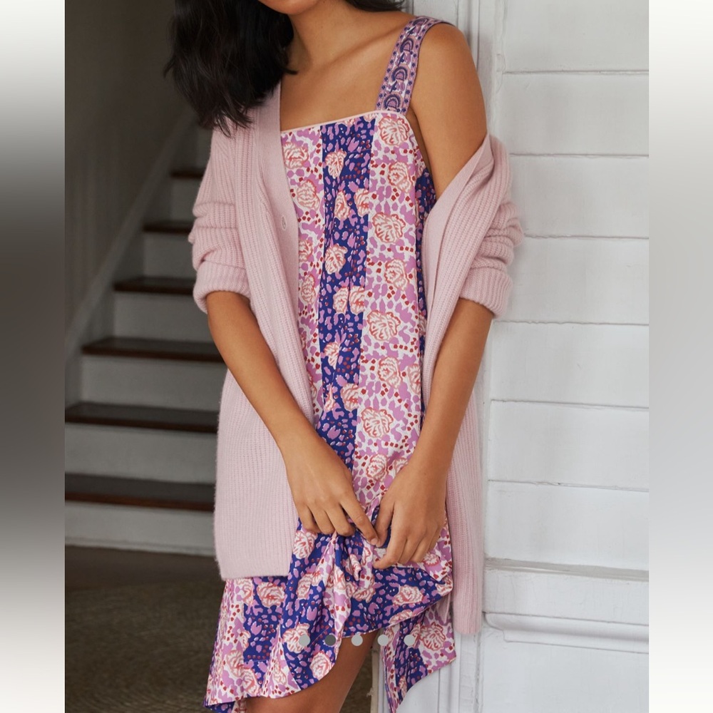 Anthropologie palms mini dress size small